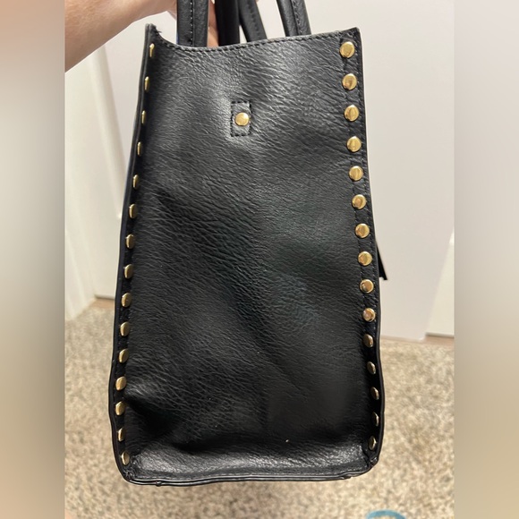 Elegant Black Tote Bag with Tassel EUC - Picture 7 of 9